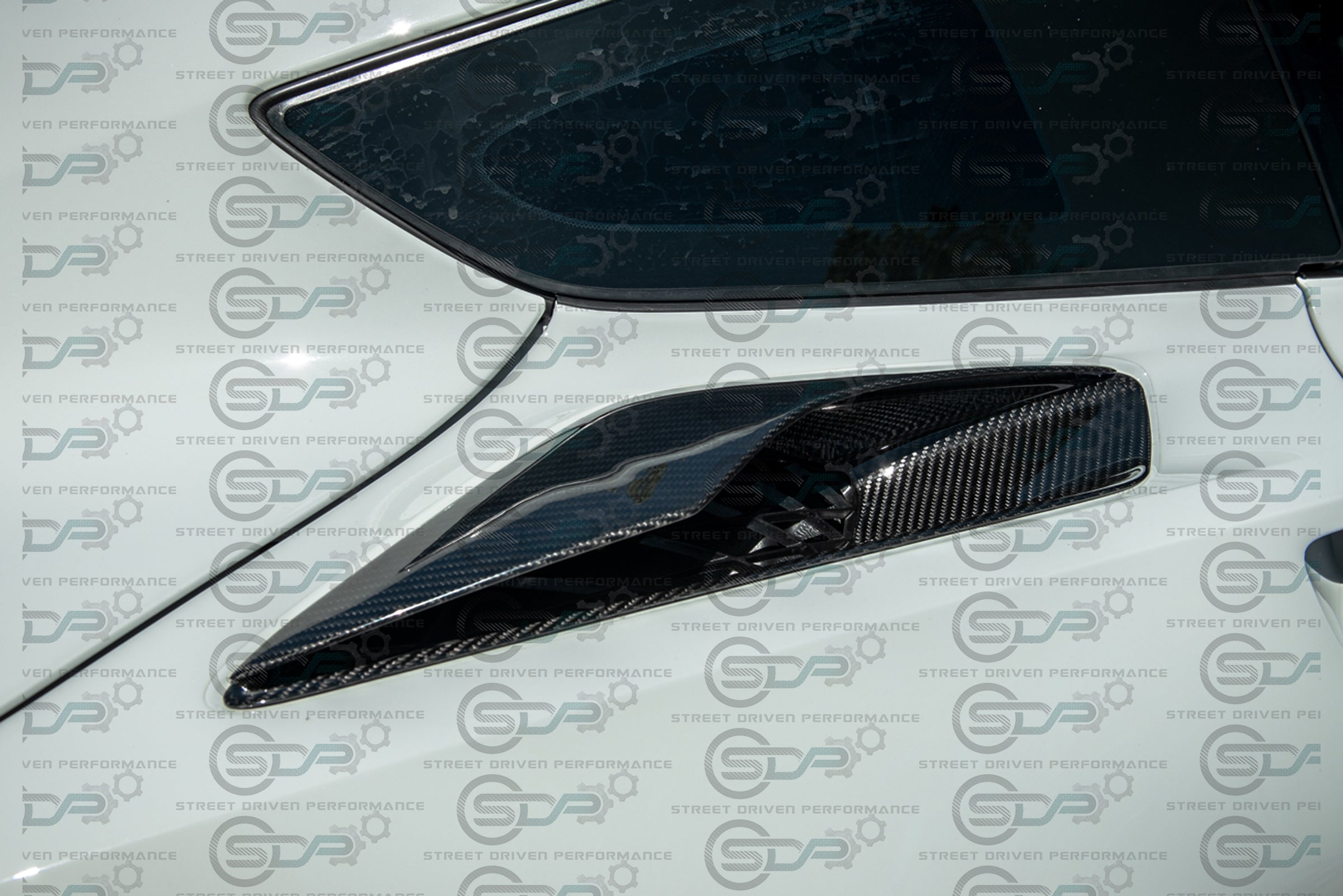 2014-2019 C7 - Corvette - Carbon Fiber Rear Quarter Panel Vents - Z06 Style